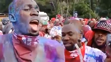 olympic legend usain bolt lets loose and parties hard while grinding on an array of carnival