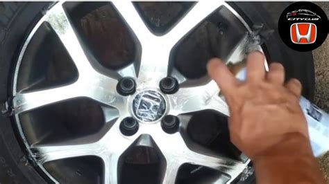 Como Fazer A Pintura Das Rodas Diamantadas Do Honda City Em Casa