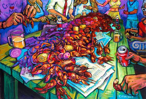 Crawfish Berl New Orleans Art By Terrance Osborne Geaux Art