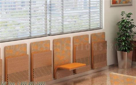 Healthcare Fold Down Wall Seats For Er Patient Rooms Hospital Waiting Areas