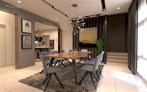 Contemporary Modern Dining Room Bungalow Design Ideas