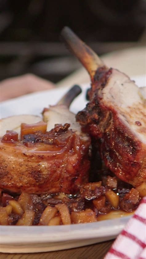 Our roast pork loin, which serves eight and is flavored with plenty of herbs and spices is a delicious option for both more casual and more formal dinners. Grilled Bone in Pork Roast Video | Recipe [Video ...