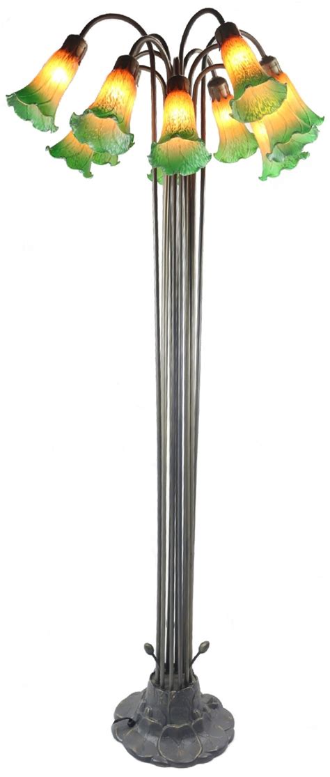 Find chic floor lamps, gorgeous table lamps, unique hanging pendants and chandeliers and enchanting string lights. 12 Shade Lily Floor Lamp - Amber/Green - 149cm + Free Bulbs