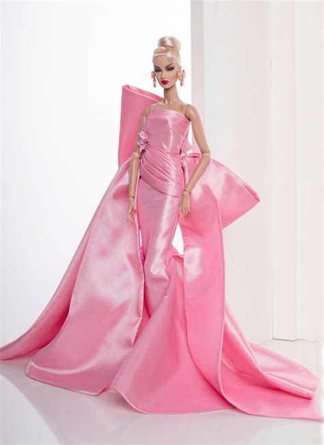 Pink Dress For Fashion Royalty Poppy Parker Silkstone Barbie Fr2