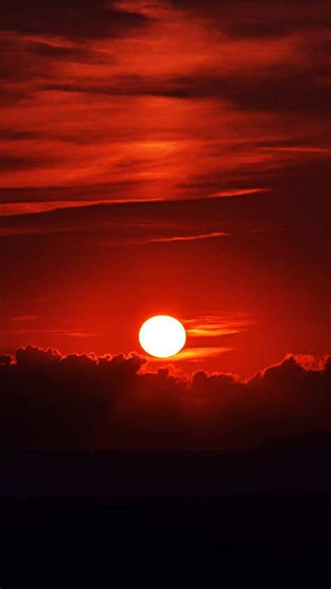 Red Amazing Sunset Amazing Sunset Iphone Hd Phone Wallpaper Pxfuel