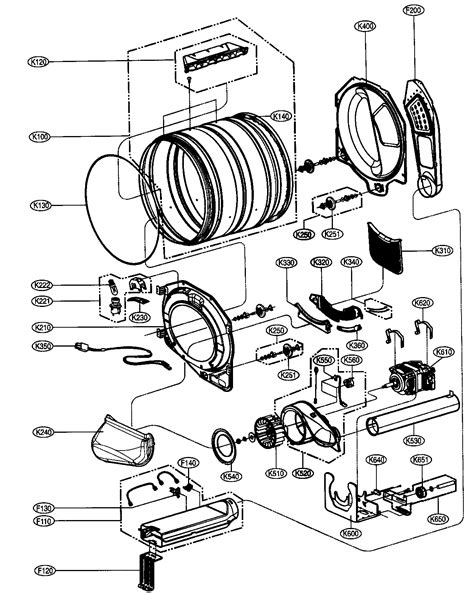 The motor is the most complicated part of this diagram. LG DRYER Parts | Model dle9577sm | Sears PartsDirect