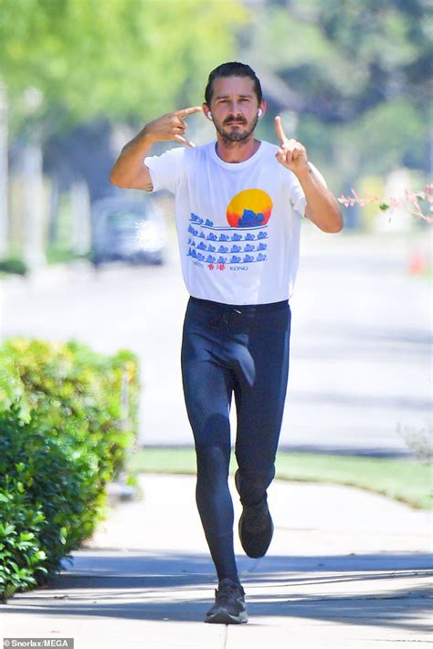 Shia Labeouf 34 Heads Out On A Run Amid Accusations He Was Doing