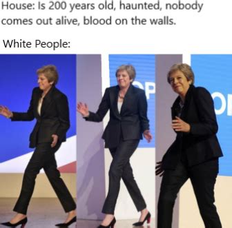 Unwantedivanka us first daughter gets memed over awkward. Lady In Suit Walking Meme