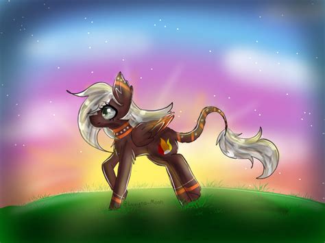 Mlp Fireball In The Sunset Oc Pony By Luxyna Moon On Deviantart