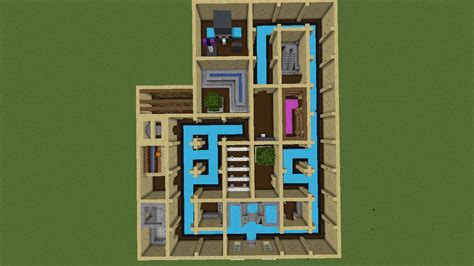 Minecraft Mansion Floor Plan