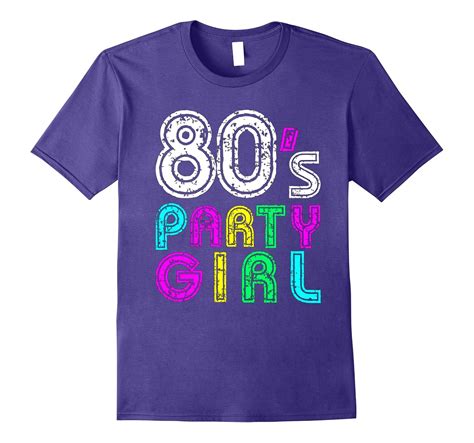 I Love 80s Tees 80s Party Girl Retro Vintage Neon T Shirt Fl