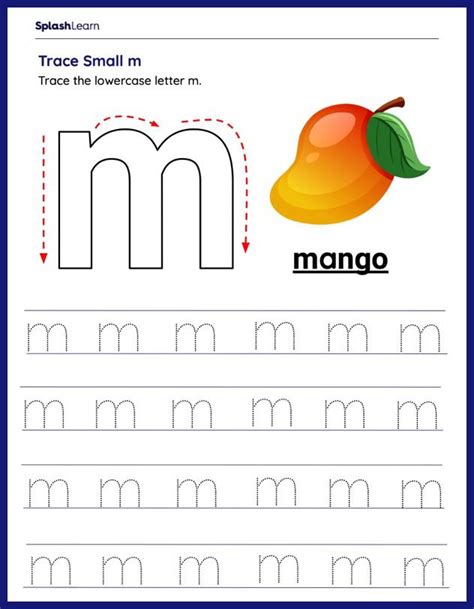 Letter M Tracing Worksheets For Pre My Bios