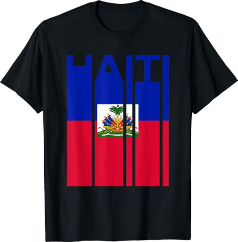 Haiti T Shirt Vintage Haiti Flag Tee Haitian Flag Tshirt T