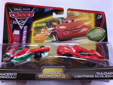 Disney Pixar Cars 2 Pack Francesco Bernoulli And Ka Ciao Lightning