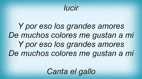 De Colores Song Lyrics