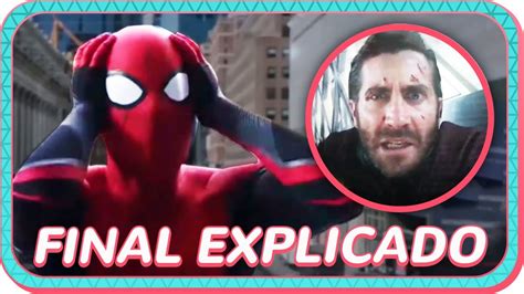 Escena Post Creditos Explicada De Spiderman Far From Home Youtube