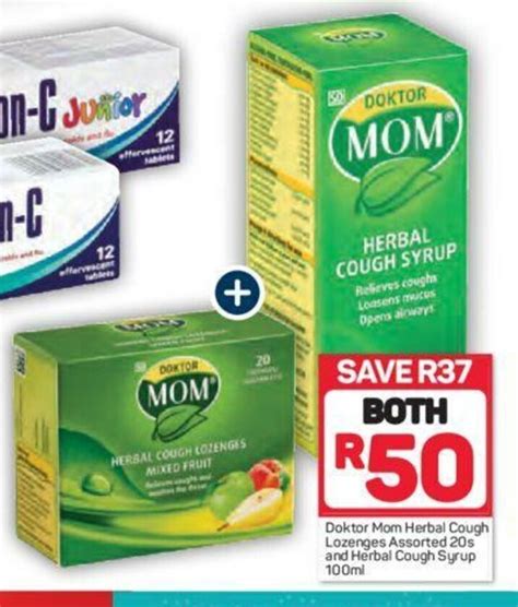 Doktor Mom Herbal Cough Lozenges Assorted 20s And Herbal Cough Syrup