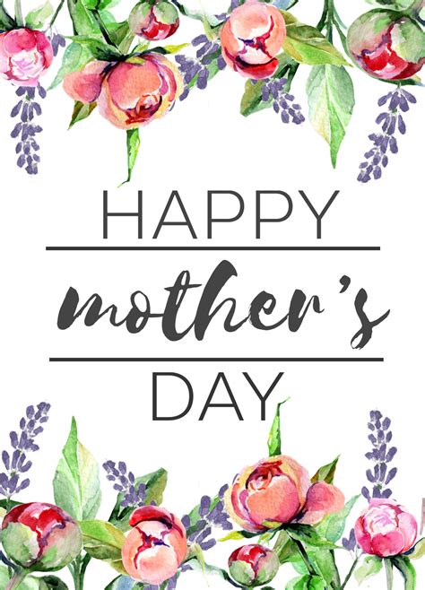 Free Printable Mothers Day Cards Paper Trail Design