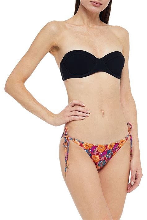 VIX PAULA HERMANNY Viola Floral Print Low Rise Bikini Briefs THE OUTNET