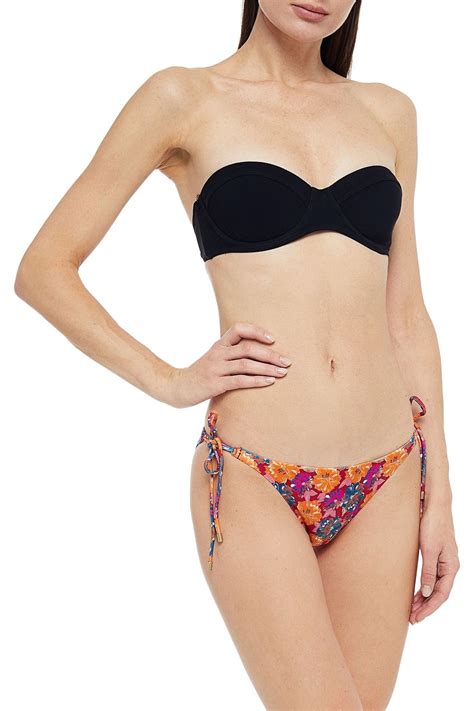 Vix Paula Hermanny Viola Floral Print Low Rise Bikini Briefs The Outnet