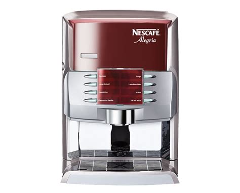 A range of five beverages from one exquisite blend of coffee and your preferred fresh milk. Nescafe Alegria - Executive VendingExecutive Vending
