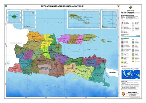 Peta Pulau Jawa Timur