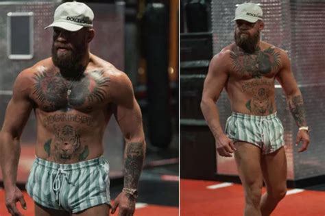 conor mcgregor shows off buffed up physique in topless gym photo irish mirror online