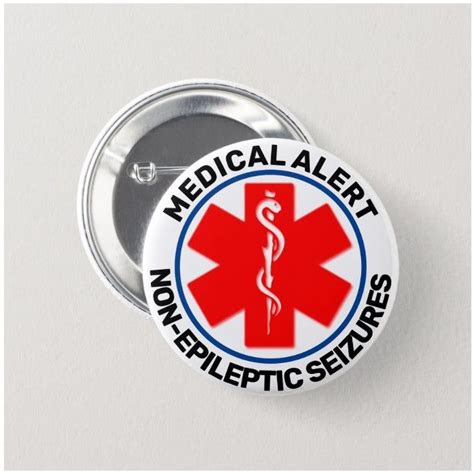 Non Epileptic Seizures Button Inch Badges Pins Seizures Non Epileptic Seizures Badge