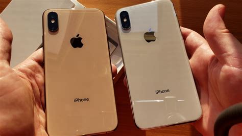 Iphone Xs Gold Unboxing Vs Silver X Youtube
