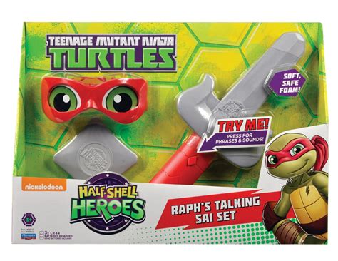 Tmnt Teenage Mutant Ninja Turtles Raph Half Shell Heroes Talking Soft
