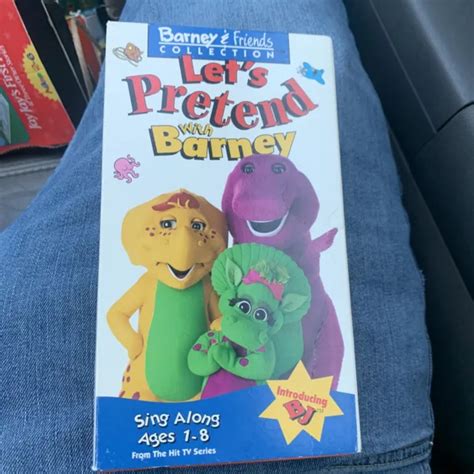 LETS PRETEND WITH Barney Friends Collection VHS Video Lyons Sing Along PicClick