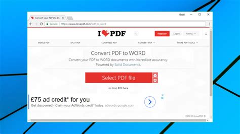 Como Convertir De Pdf A Word Ilovepdf Printable Templates Free