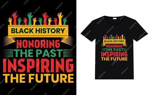 Premium Vector | Black history honoring the past inspiring the future
