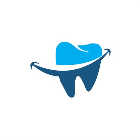 Dental Logo Template Vector Blue Logo Icons Template Icons Blue