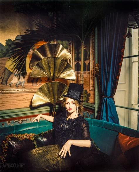 ‘the Crown Star Helena Bonham Carter Poses For Town And Country Helena