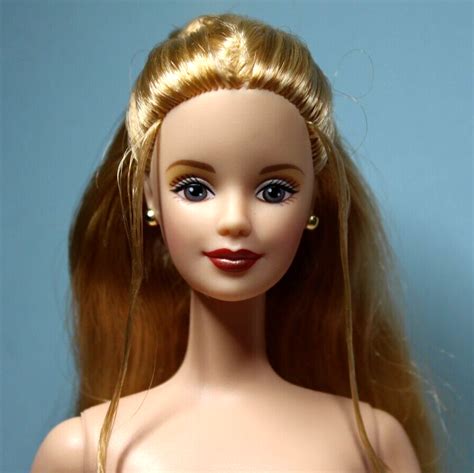 Barbie Doll Nude Wavey Blonde Hair Classic Body TNT Click Knees Jewelry NEW EBay