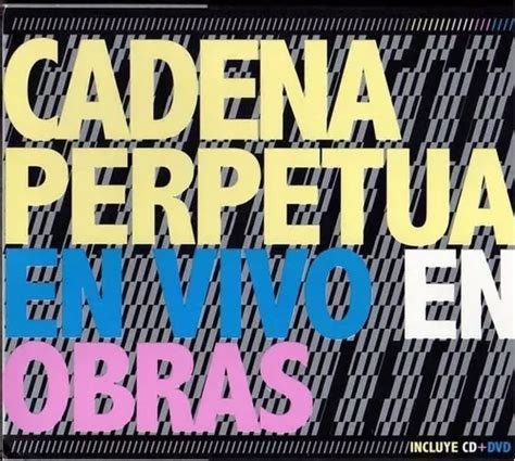 Cadena Perpetua En Vivo En Obras 2007 Cd Dvd Mercadolibre