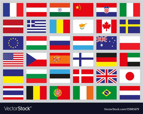 Icons Of Flags Of Different Countries Stock Vector 52 Off