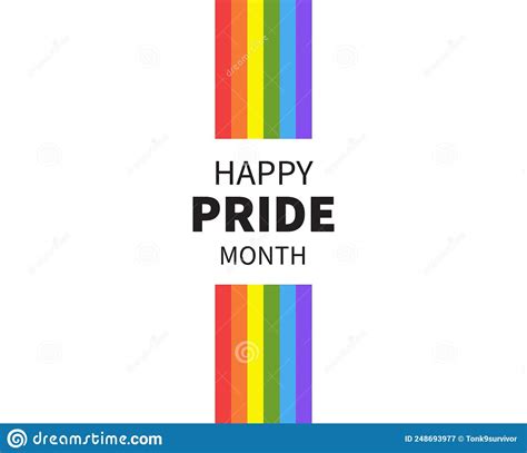 Lgbt Pride Banner Lgbt Rainbow Flag Lesbian Gay Bisexual Transgender Concept Pride Month June