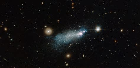 Hubble Views Blue Compact Dwarf Galaxy Sbs 1415437
