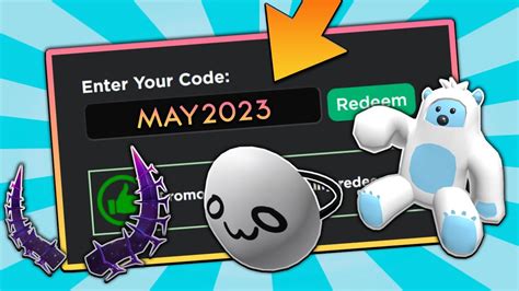 9 New Codes May 2023 Roblox Promo Codes For Roblox Free Items And