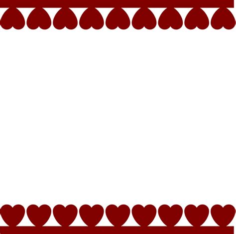 Valentine Heart Border Clipart Best