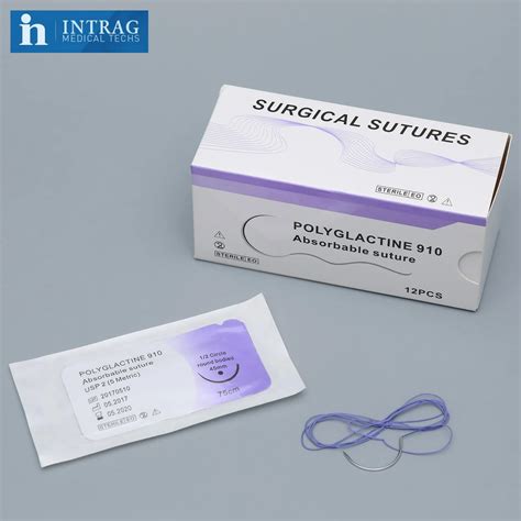 Absorbable Suture Polyglactine Pgla 910 Surgical Suture Vicryl