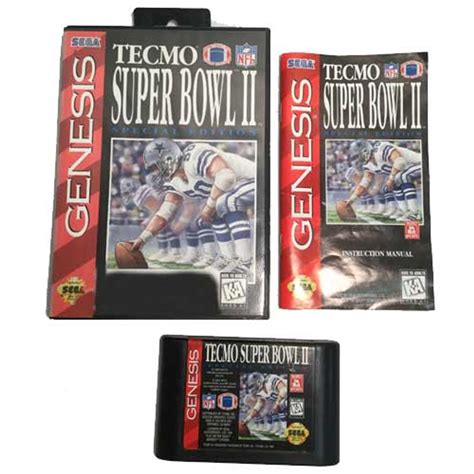 Tecmo Super Bowl Ii Genesis Complete Game