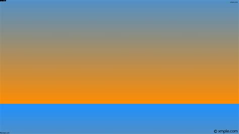Wallpaper Blue Orange Gradient Linear 1e90ff Ff8c00 240°