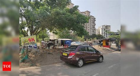 Encroachment Of Vacant Plot At Sector 8b Belapur Times Of India