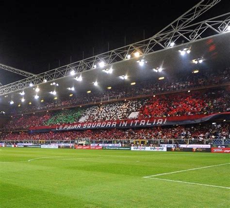 Genoa Cfc Stadio Luigi Ferraris Settore Distinti Calcio