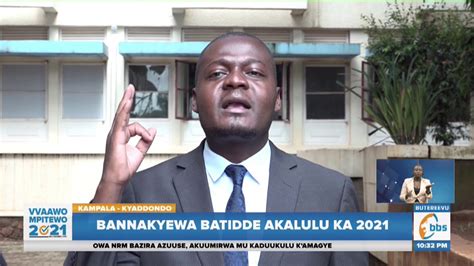 Bannakyewa Batidde Akalulu Ka 2021 Abebyokwerinda Basusse Obukambwe