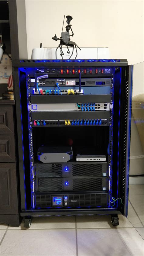 My Home Lab From A Vm To A 18u Server Rack Cabinet Rhomelab