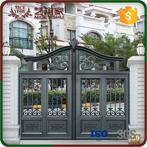 Again, using color in a fencing idea is a great way to add so much character to the simplest designs. Color Designs Simple Gate Design,Modern Gate Designs ...
